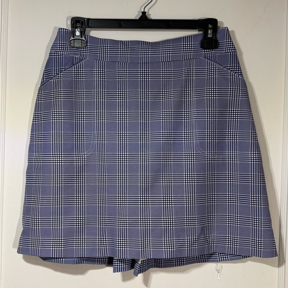 Peter Millar Navy Checkered Skort - Picture 1 of 4